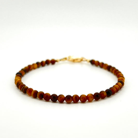 Gain Courage with Tiger's Eye Bracelet (3mm)