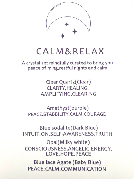Calm & Relax Crystal Set